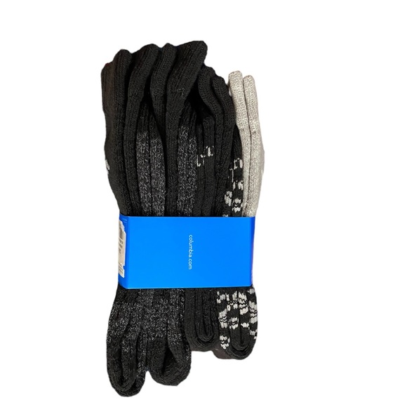 New! Columbia 4 Pair Snowflake ❄️ Crew Socks - Picture 2 of 9